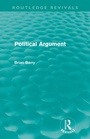 Cover: Political Argument (Routledge Revivals) - Routledge