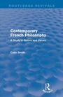 Cover: Contemporary French Philosophy (Routledge Revivals) - Routledge