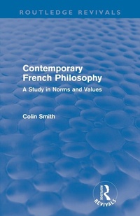 Enlarge image Cover: Contemporary French Philosophy (Routledge Revivals) - Routledge