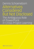 Cover: Alternatives Considered But Not Disclosed - Deutscher Universit&auml;tsverlag