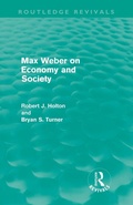 Cover: Max Weber on Economy and Society (Routledge Revivals) - Routledge