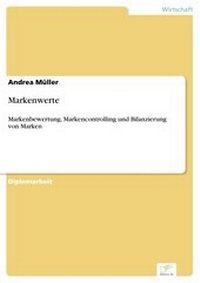 Enlarge image Cover: Markenwerte - diplom.de