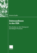 Cover: DoktorandInnen in den USA - Deutscher Universit&auml;tsverlag