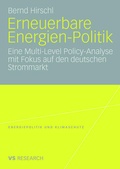 Cover: Erneuerbare Energien-Politik - VS Verlag f&uuml;r Sozialwissenschaften