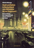 Cover: Stadt und Nation in Deutschland vom Mittelalter bis zur Gegenwart - Waxmann