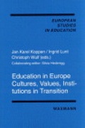 Cover: Education in Europe - Waxmann