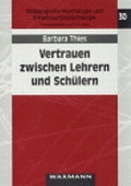 Cover: Vertrauen zwischen Lehrern und Sch&uuml;lern - Waxmann