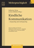 Cover: Kindliche Kommunikation - einsprachig und mehrsprachig - Waxmann