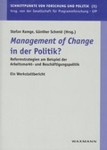 Cover: "Management of Change" in der Politik? - Waxmann