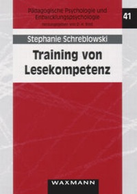 Abbildung von: Training von Lesekompetenz - Waxmann