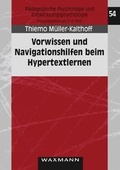 Cover: Vorwissen und Navigationshilfen beim Hypertextlernen - Waxmann