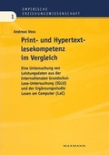 Cover: Print- und Hypertextlesekompetenz im Vergleich - Waxmann