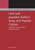 Cover: Jahrbuch des Deutschen Volksliedarchivs / Lied und popul&auml;re Kultur /Song and Popular Culture - Waxmann