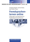 Cover: Fremdsprachenlernen online - Waxmann