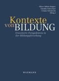 Cover: Kontexte von Bildung - Waxmann
