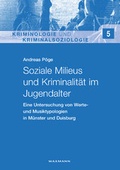 Cover: Soziale Milieus und Kriminalit&auml;t im Jugendalter - Waxmann