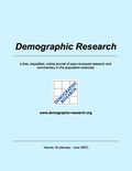 Cover: Demographic Research, Volume 16 - BoD - Books on Demand