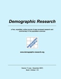 Cover: Demographic Research, Volume 17: Book I - BoD - Books on Demand