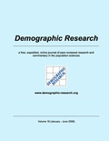 Cover: Demographic Research, Volume 18 - BoD - Books on Demand