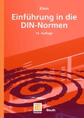 Cover: Einf&uuml;hrung in die DIN-Normen - Vieweg+Teubner Verlag