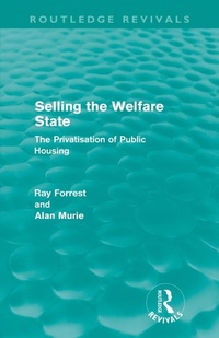 Enlarge image Cover: Selling the Welfare State - Routledge