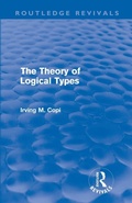 Cover: The Theory of Logical Types - Routledge