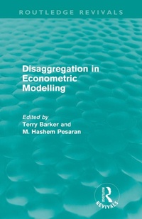 Enlarge image Cover: Disaggregation in Econometric Modelling (Routledge Revivals) - Routledge