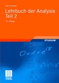 Cover: Lehrbuch der Analysis. Teil 2 - Vieweg+Teubner Verlag