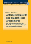 Cover: Anforderungsprofile und akademischer Arbeitsmarkt - Waxmann