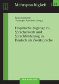 Cover: Empirische Zug&auml;nge zu Spracherwerb und Sprachf&ouml;rderung in Deutsch als Zweitsprache - Waxmann