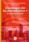 Cover: Grundlagen der Baubetriebslehre 1 - Vieweg+Teubner Verlag