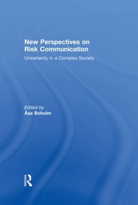 Enlarge image Cover: New Perspectives on Risk Communication - Routledge