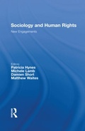 Cover: Sociology and Human Rights: New Engagements - Routledge