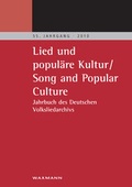 Cover: Lied und popul&auml;re Kultur - Song and Popular Culture 55 (2010) - Waxmann