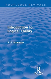 Enlarge image Cover: Introduction to Logical Theory - Routledge