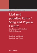 Cover: Lied und popul&auml;re Kultur - Song and Popular Culture 56 (2011) - Waxmann