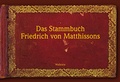 Cover: Das Stammbuch Friedrich von Matthissons - Wallstein