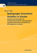 Cover: Bedingungen innovativen Handelns in Schulen - Waxmann