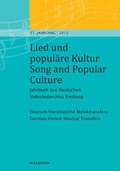 Cover: Lied und popul&auml;re Kultur - Song and Popular Culture 57 (2012) - Waxmann