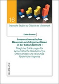Cover: Innermathematisches Beweisen und Argumentieren in der Sekundarstufe I - Waxmann