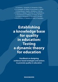 Cover: Establishing a knowledge base for quality in education: Testing a dynamic theory for education - Waxmann