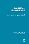 Cover: Political Knowledge - Routledge