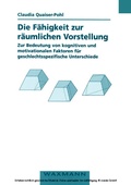 Cover: Die F&auml;higkeit zur r&auml;umlichen Vorstellung - Waxmann