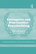 Cover: Corruption and Post-Conflict Peacebuilding - Routledge
