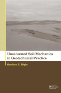 Cover: Unsaturated Soil Mechanics in Geotechnical Practice - CRC Press