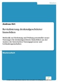 Cover: Revitalisierung denkmalgesch&uuml;tzter Immobilien - diplom.de