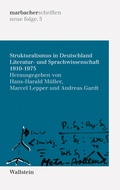 Cover: Strukturalismus in Deutschland - Wallstein