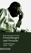 Cover: Feststellungen und Versuche - Wallstein