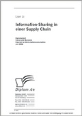 Cover: Information-Sharing in einer Supply Chain - diplom.de