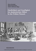 Cover: Gastlichkeit und Geselligkeit im akademischen Milieu in der Fr&uuml;hen Neuzeit - Waxmann Verlag GmbH